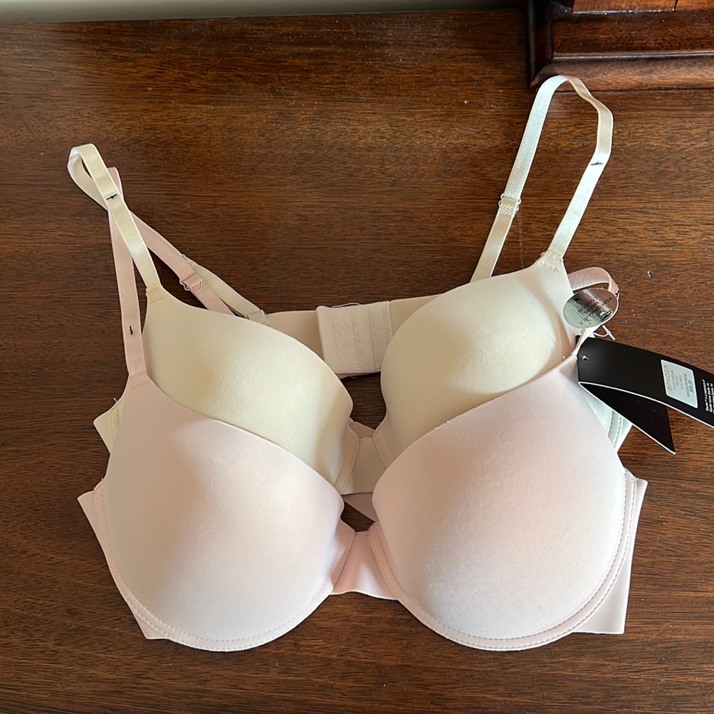 Nwt 2pack Spyder Soft Pink And Nude Seamless Performance Bras 36c